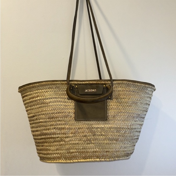 Jacquemus Gray Le Grand Panier Soleil Large Tote Bag